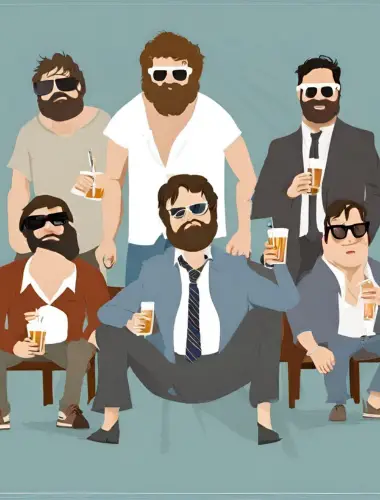 Hangover drinking game with friends