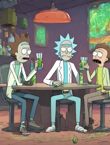 Rick and morty drinking game in the weekend